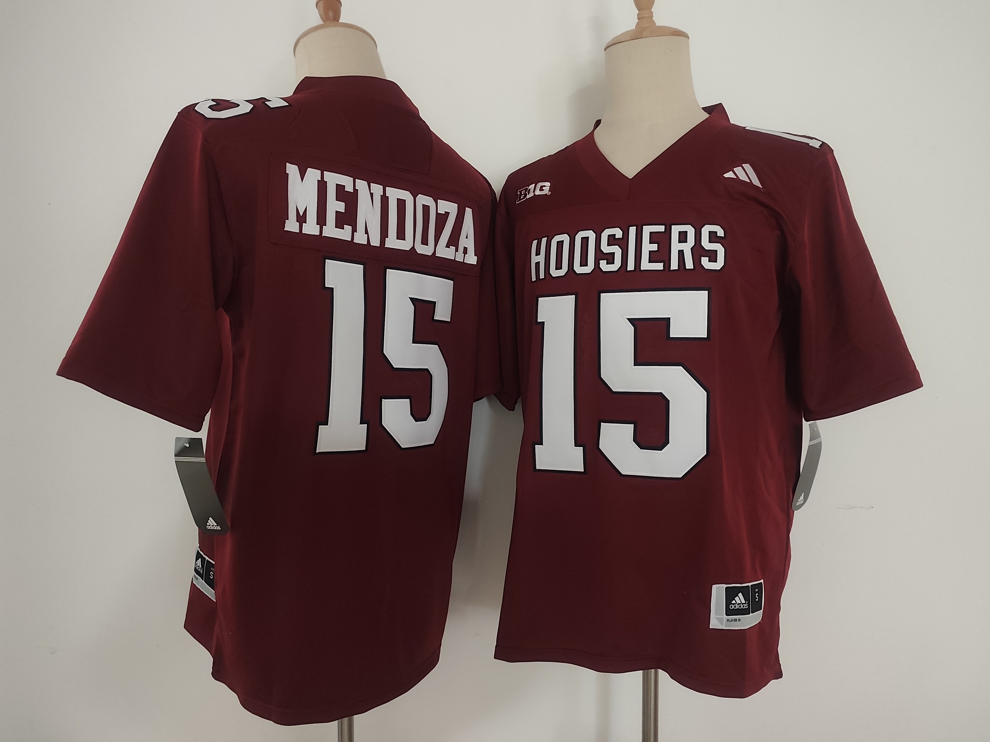 Men's Indiana Hoosiers #15 Fernando Mendoza Red Stitched Basketball Jersey